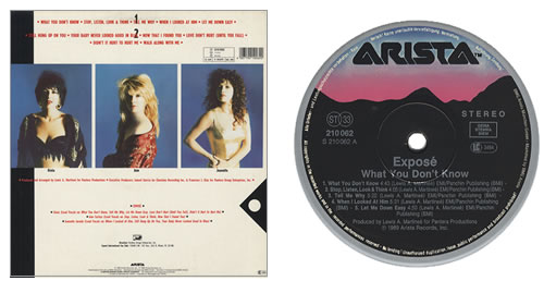Expose What You Don't Know German vinyl LP album (LP record) (261342)